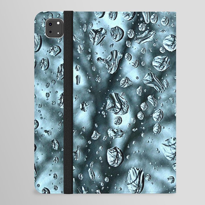 Water Droplets iPad Folio Case