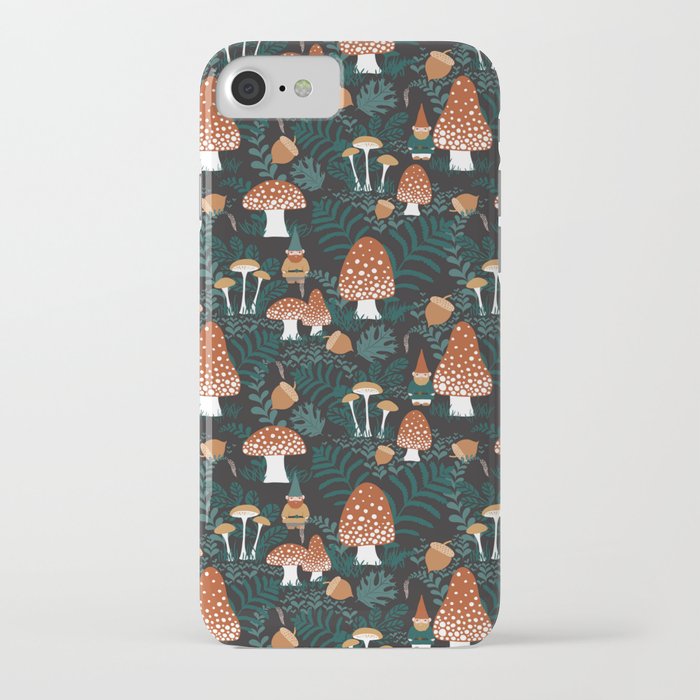 Mushroom Forest Gnomes iPhone Case