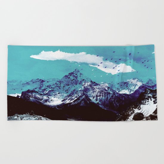 Mountain Range Beach Towel