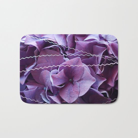 Hydrangeas #1 #Purple #art #society6 Bath Mat