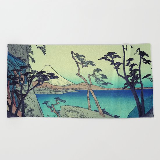 At the Border of Hennin Beach Towel