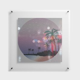 A Taste of Paradise: Escape to the Beach Floating Acrylic Print