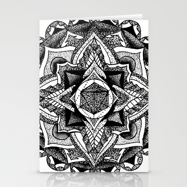 Mandala Circles Stationery Cards