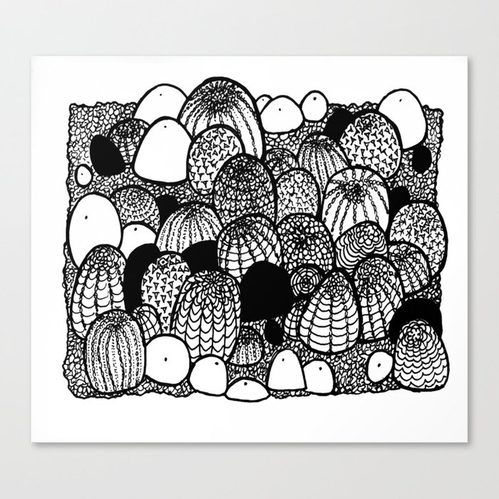 Cactus Patch Canvas Print
