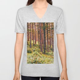 Pnw Forest | Nature Photography in Oregon V Neck T Shirt