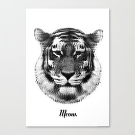 TIGER SAYS MEOW Canvas Print