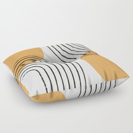 Sun Arch Double - Gold Floor Pillow