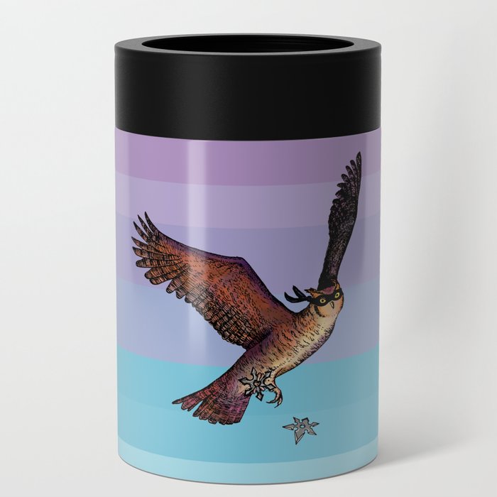 Owls are pretty much ninjas. | COLOR Can Cooler