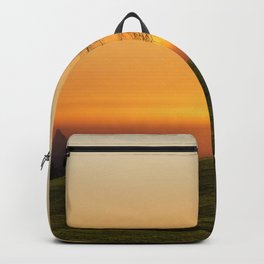 Sunset landscape Backpack