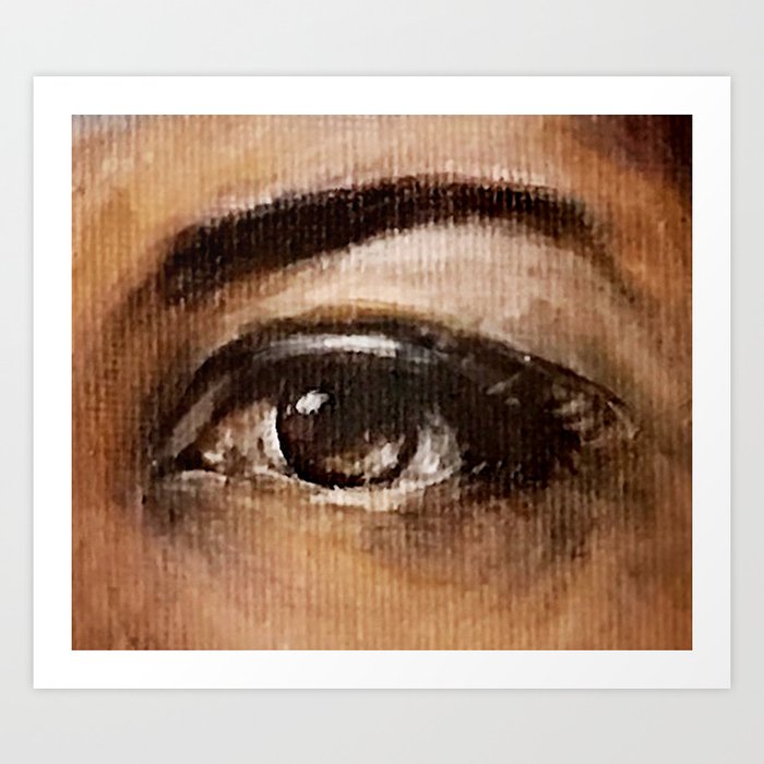 One Eye Anatomy Face Painting Abstract Figurative Woman