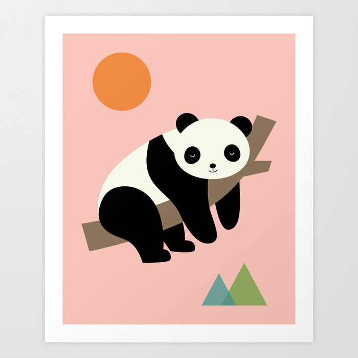 Discover the motif LAZY DAY by Andy Westface as a print at TOPPOSTER