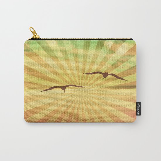 Fly With Me - vintage style Carry-All Pouch