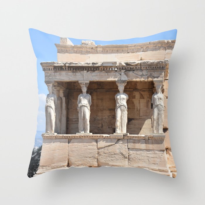 Ancient Athens Throw Pillow