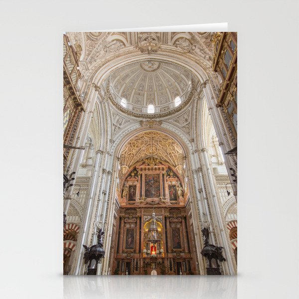 Spain Photography - Inside A Mosque In Córdoba Stationery Cards
