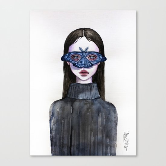 Butterfly Eyes Canvas Print