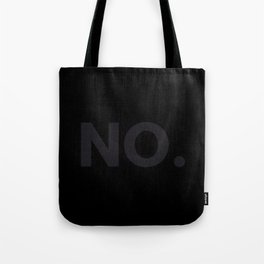 NO. Tote Bag