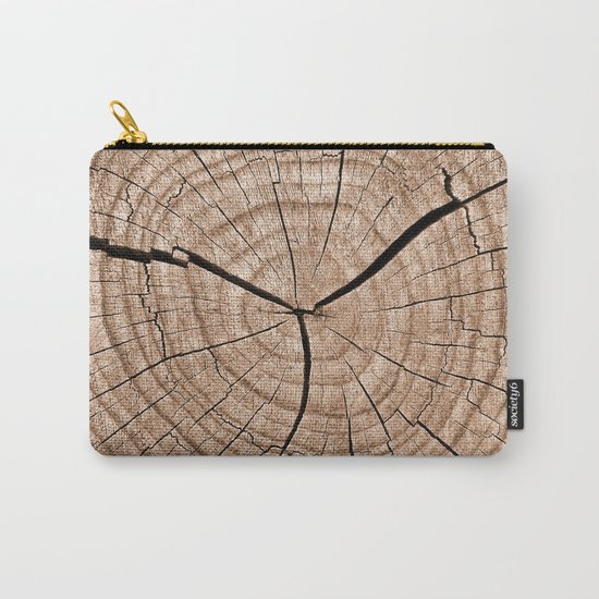 Tree Trunk Carry-All Pouch