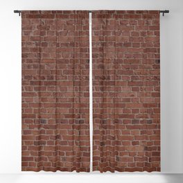 Brooklyn NYC Loft Apartment Brown Stone Brick Wall Blackout Curtain
