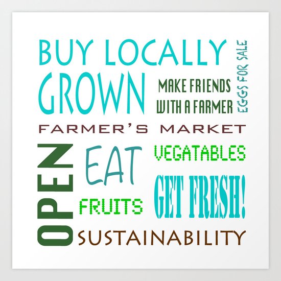 Farm Fresh Art Print