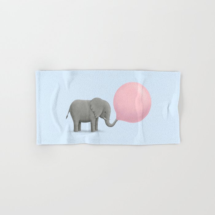 Jumbo Bubble Gum Hand & Bath Towel by Terry Fan Society6