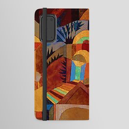 “Temple Gardens” by Paul Klee Android Wallet Case