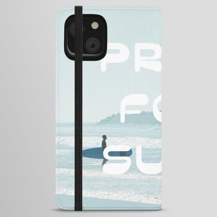 Pray For Surf iPhone Wallet Case