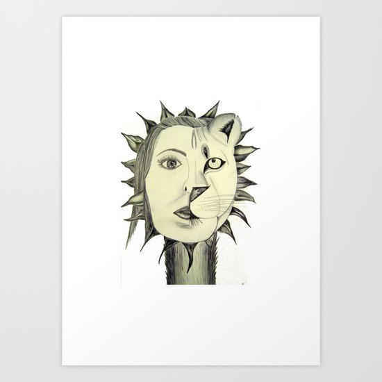 Sun Warrior Art Print