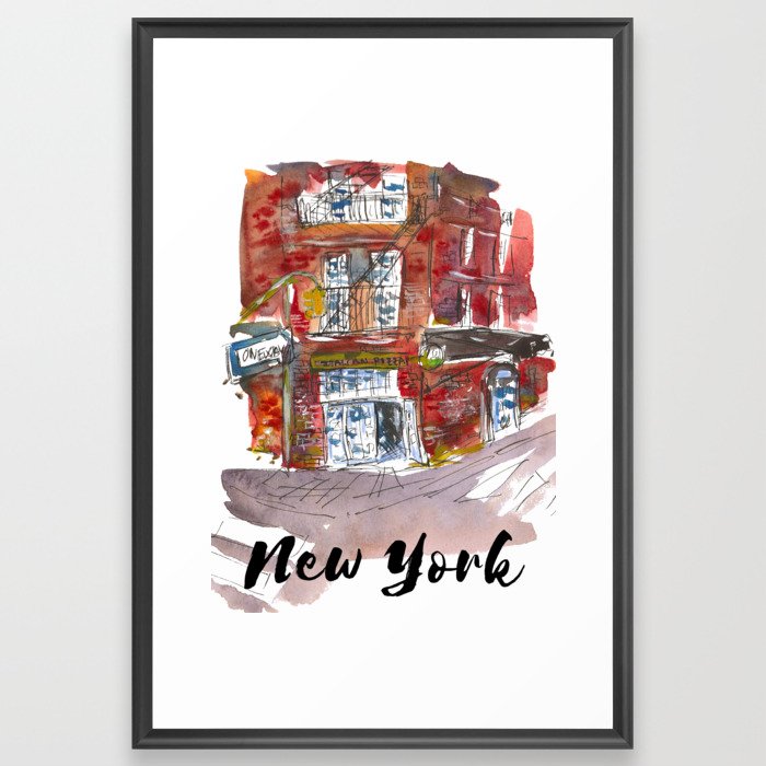 New York Boroughs Framed Art Print