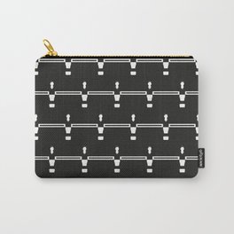 BABYBABYFOOT / pattern pattern Carry-All Pouch | Graphicdesign, Babyfoot, Black, Patternpattern, White, Pattern, Foot 