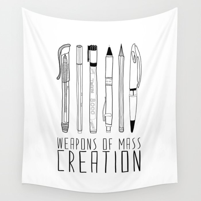 weapons of mass creation Wall Tapestry