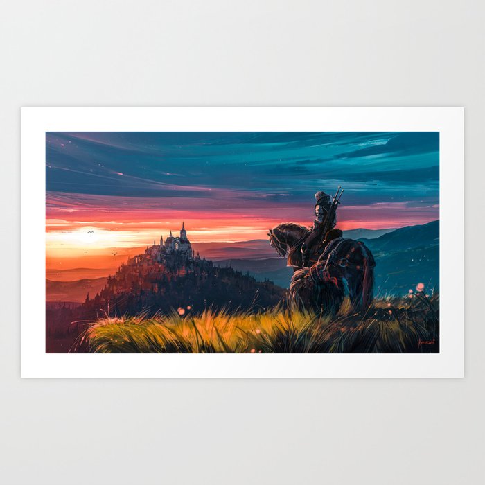 Witcher - Beyond Hill Kunstdrucke Witcher - Beyond Hill Kunstdrucke