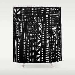 Minimal Art. Abstract 124 Shower Curtain