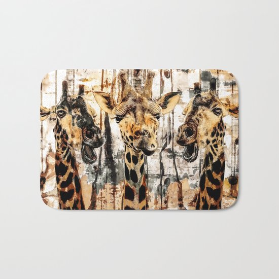 Giraffes Bath Mat