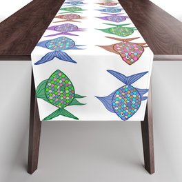 School of Fish Pattern 2 Table Runner