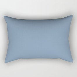 Cloud Contemplation ~ Medium Blue Rectangular Pillow