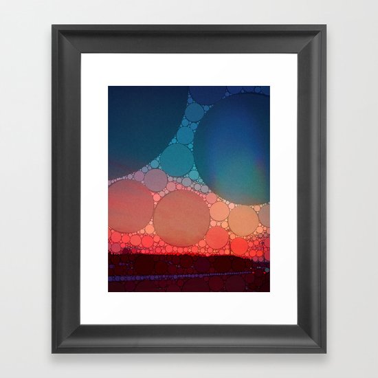 Collide Framed Art Print