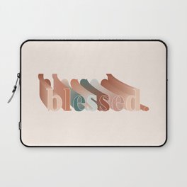 blessed. Laptop Sleeve