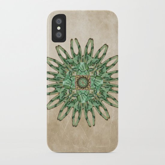 Luna Moth Circle iPhone Case