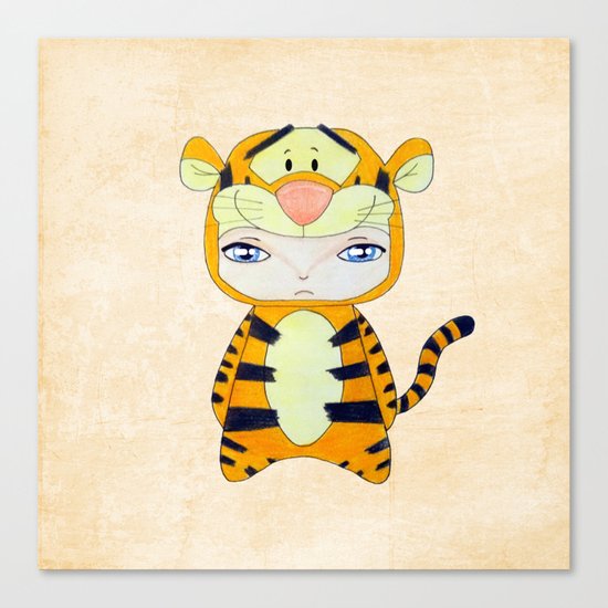 A Boy - Tigger Canvas Print
