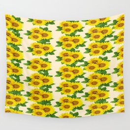 Nice Sunflowers  Wall Tapestry