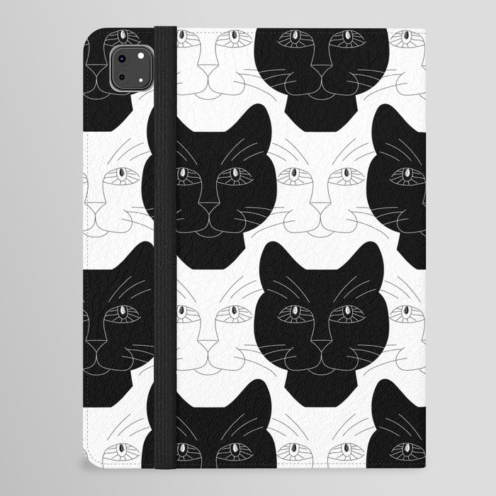 Black and White Cats iPad Folio Case