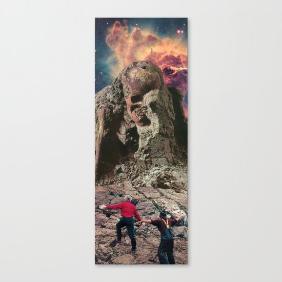 the bones of an idol Canvas Print