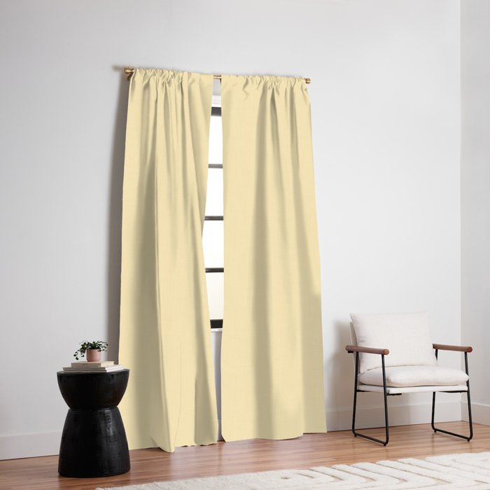Lemon Honey Creme Pale Soft Yellow Solid Matte Colour Blocks