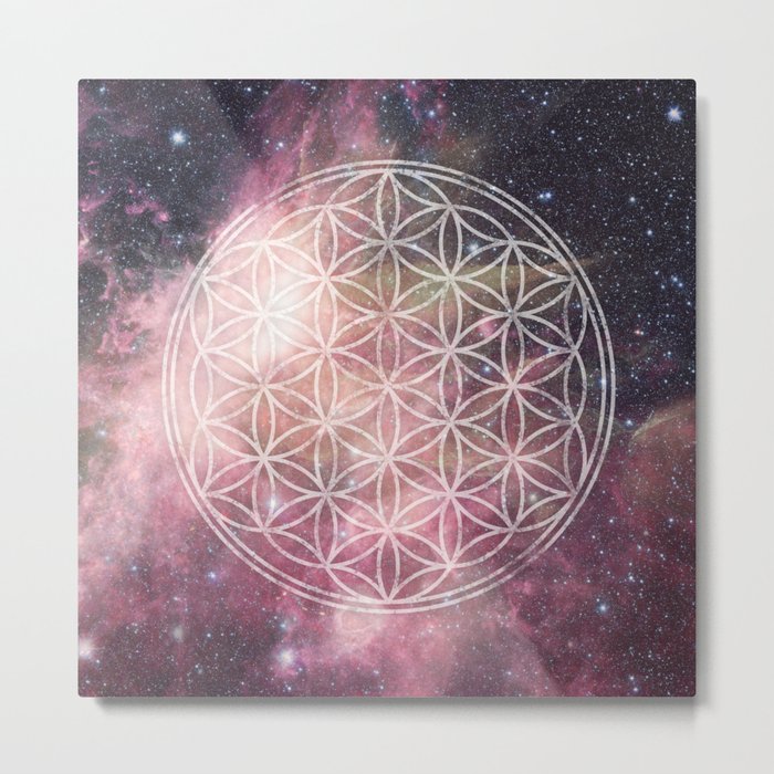 Sacred Geometry Universe 3 Metal Print