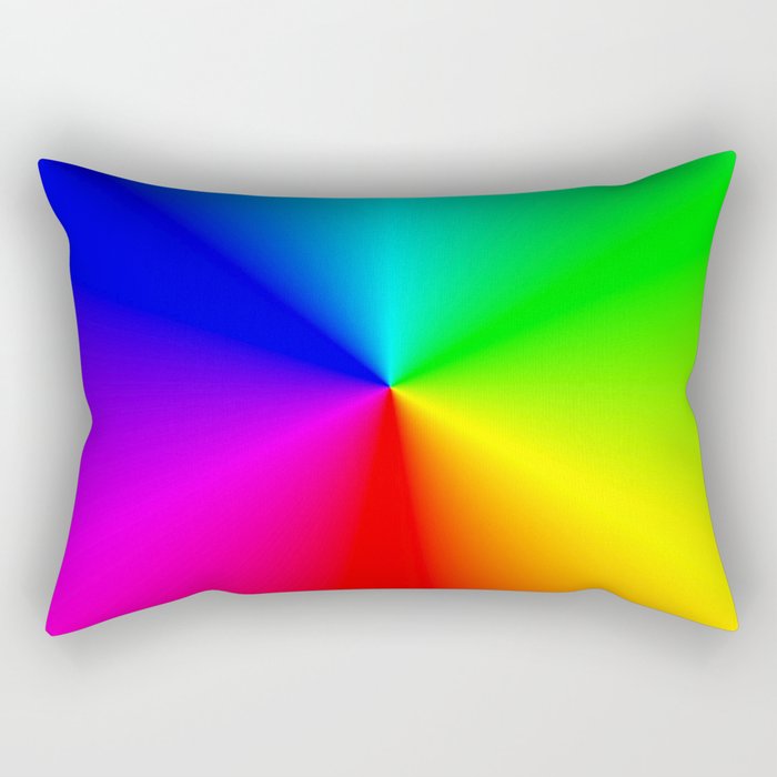 Colorwheel Rectangular Pillow