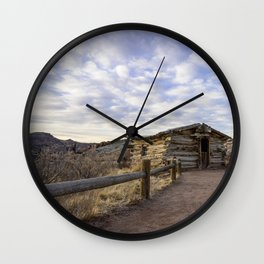 Wolfe Ranch - Arches National Park, Utah Wall Clock