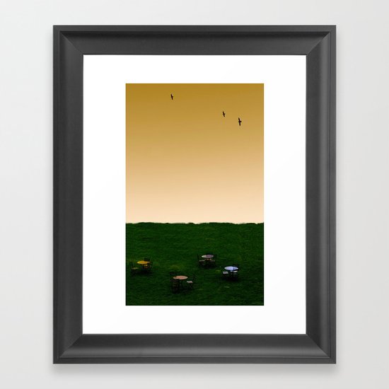 Everywhere and Nowhere Framed Art Print