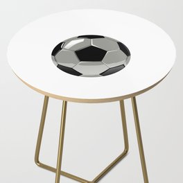 Addicted To Soccer Ball Football Player Goalie Quote slogan Side Table
