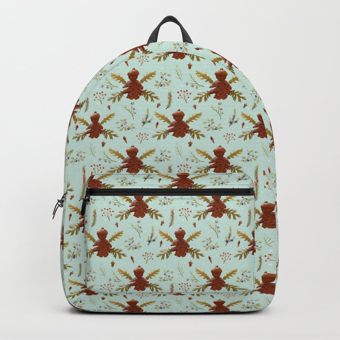 Forest Fairy Pattern (Light Blue) Backpack
