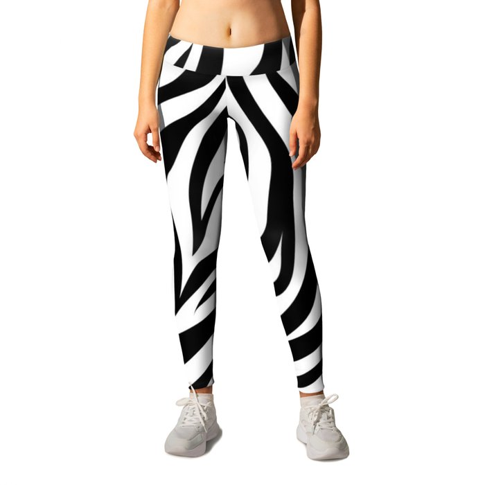 zebra pattern / full animal Leggings